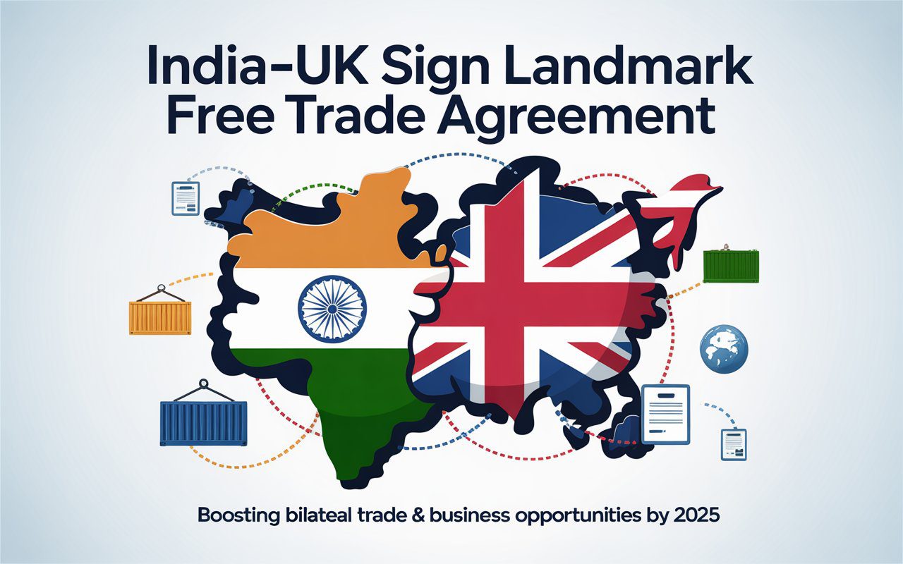 India-Uk sign landmark free trade agrement