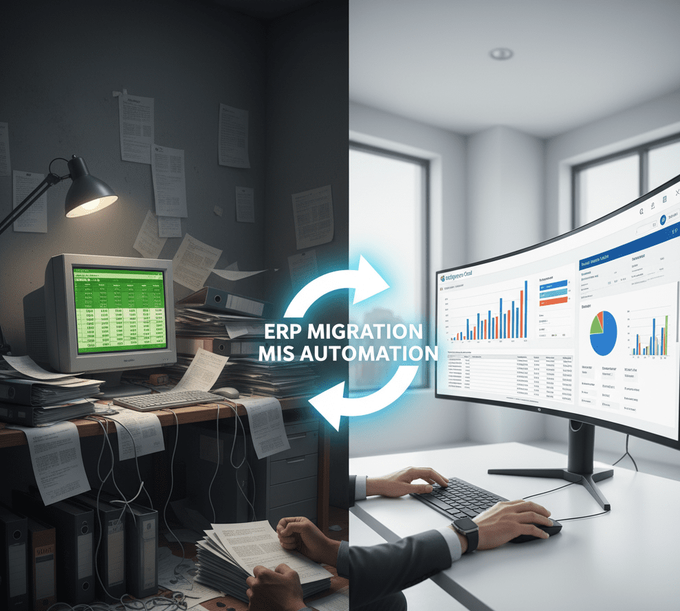 ERP Migration & MIS Automation for Financial Services